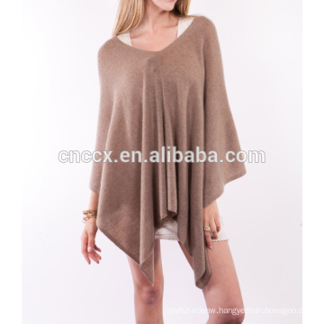 15JW0236 lady 100%linen pullover poncho wrap